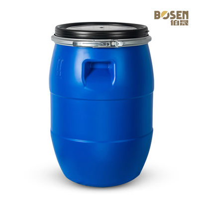 ถังเคมีพลาสติกทนทาน 60L กลมพร้อมแหวนเหล็ก
