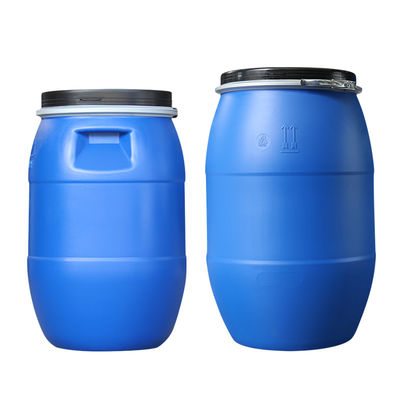 ถังพลาสติกกลม HDPE 125L ถังพลาสติกทนทานพร้อมแหวนเหล็ก