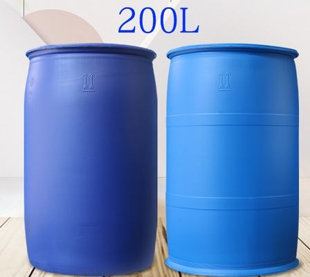 ถังเคมี HDPE 200 ลิตร OEM / ODM Double Ring Drum Blue