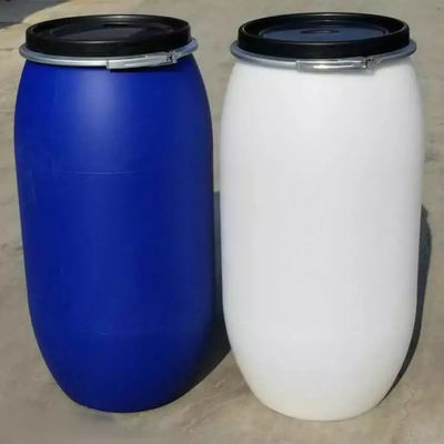 HDPE 55 แกลลอนพลาสติกถังถังสีขาวทรงกระบอก ISO9001