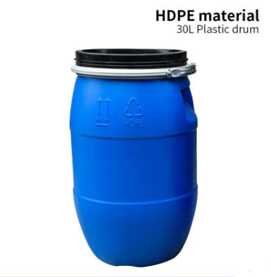 ภาชนะเก็บสารเคมี 30 ลิตร HDPE บาร์เรล 30 ลิตรพร้อมแหวนล็อค ISO9001