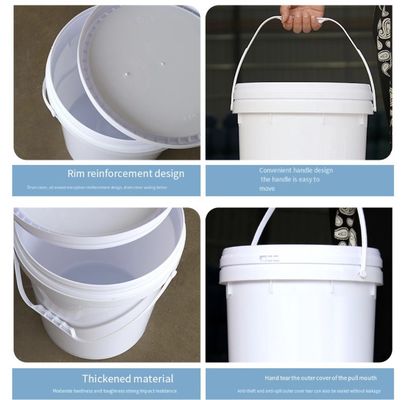 ถังสีพลาสติกหลากสี 20 ลิตร HDPE ใช้สำหรับจัดเก็บ