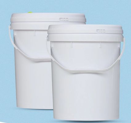 ถังพลาสติกสีขาวทรงกระบอก Food Grade 5 แกลลอน ถังสี HDPE