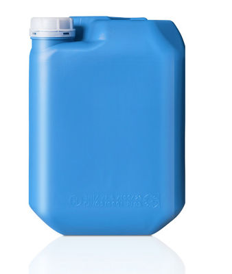 กลองพลาสติกปิด 20 ลิตรสแควร์ HDPE กลองพลาสติกเคมีสีฟ้า