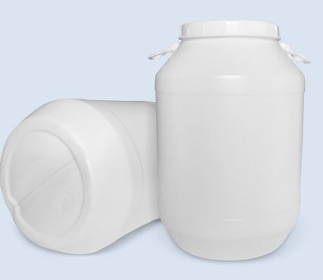 50L White Enzyme Drum HDPE เคมีเคลือบพลาสติกทรัม