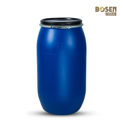 OEM / ODM HDPE กระบอกพลาสติกคอนเทนเนอร์ 160L กระบอกพร้อมห่วงเหล็ก