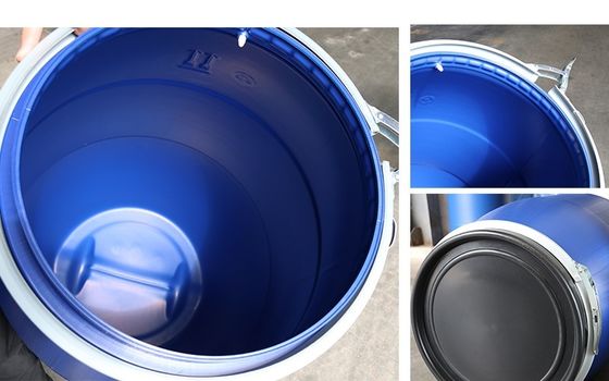 OEM / ODM กระบอกเคมีพลาสติก HDPE 200 ลิตร Barrel Leakproof