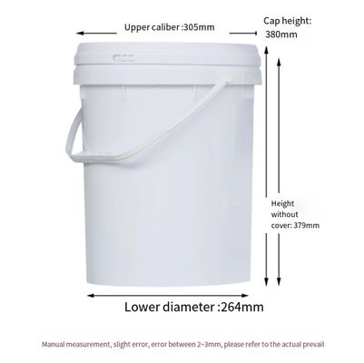 ถังพลาสติกสีดรัม Barrel 20L HDPE พร้อมฝา PP