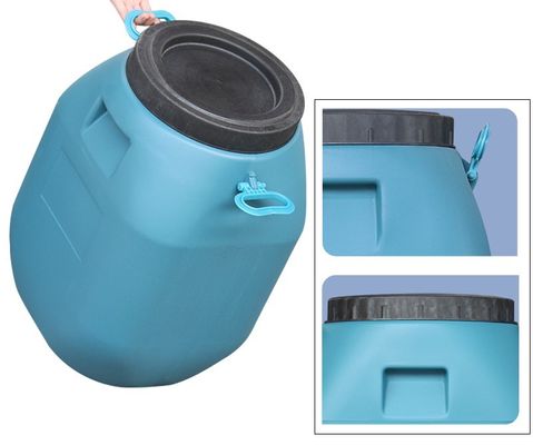 HDPE ถังเคมี 50L ถังเหลี่ยมพลาสติก 80*47มม