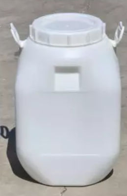 ถังพลาสติก HDPE ทรงกระบอกเป่าขึ้นรูปถังพลาสติกเปิดด้านบน 60 ลิตร