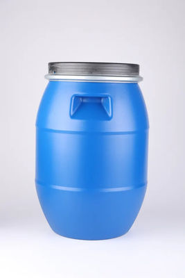ถังน้ำมันกลมสีน้ำเงิน 30 ลิตร ถังพลาสติก HDPE พร้อมฝาปิด ทนทาน