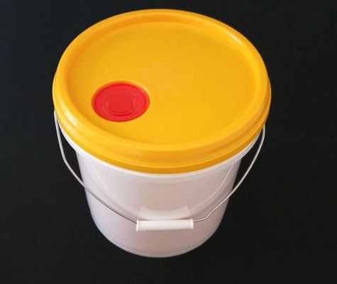 ถังสีพลาสติก HDPE ทรงกลมปิดถังน้ำพลาสติกพร้อมฝาปิด
