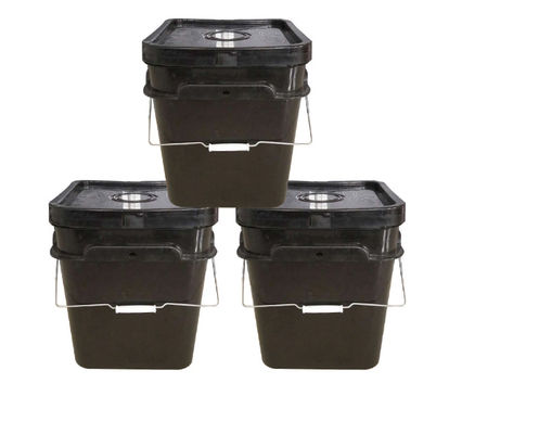ถังสีพลาสติกทรงกระบอก HDPE ถัง 20 ลิตร พิมพ์แบบกำหนดเอง ISO9001