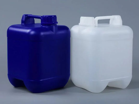 OEM / ODM HDPE 10 ลิตร Jerry Can สำหรับภาชนะพลาสติกน้ำมัน