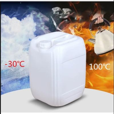White Tamper Evident Screw Lids Jug Container 25 Liter Square For Liquid Food