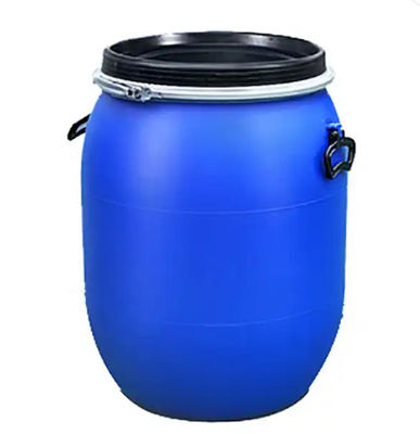 ถังเคมีพลาสติก 100L เปิดถัง Ermentation ด้านบนพร้อมห่วงเหล็ก