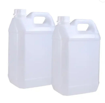 0.38mm 10L Plastic Oil Jerry Can Drum พร้อมฝาเกลียวและที่จับโลโก้ที่กำหนดเอง