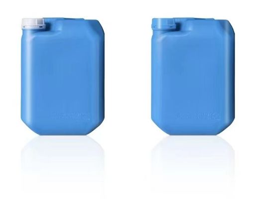 กลองพลาสติกปิด 20 ลิตรสแควร์ HDPE กลองพลาสติกเคมีสีฟ้า