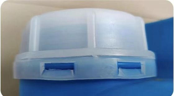 กลองพลาสติกปิด 20 ลิตรสแควร์ HDPE กลองพลาสติกเคมีสีฟ้า