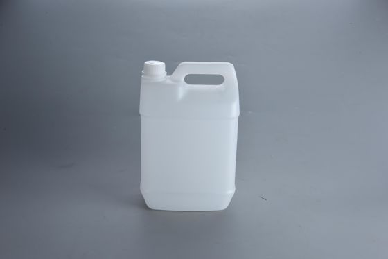 4L ปลาสติกที่สามารถปรับแต่งได้ Jerry Can หัวแน่นรูปสี่เหลี่ยม HDPE วัสดุ 2 มม ความหนาผนัง 30 มม กว้างภายนอก