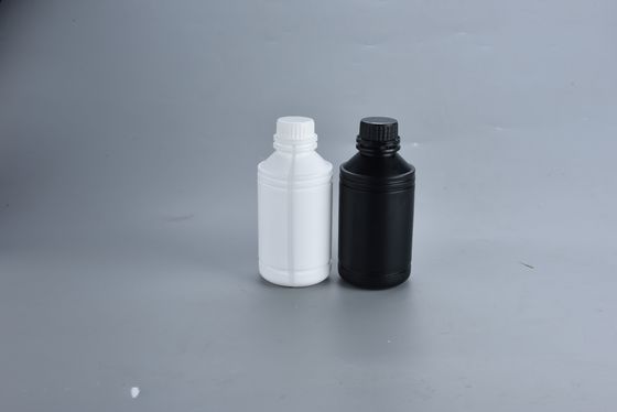 ขนาด 500 มล กว้าง 30 มม ถังพลาสติก HDPE สามารถเลือกสีได้สองสี